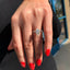 2.10 CT Pear Cut Hidden Halo & Pave Moissanite Engagement Ring - crownmoissanite