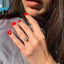 1.8 CT Radiant Solitaire & Pave Moissanite Engagement Ring - crownmoissanite