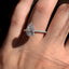 1.5 CT Pear Cut Pave Setting Moissanite Engagement Ring - crownmoissanite