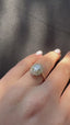 1.0 CT - 2.0 CT Oval Cut Halo Moissanite Engagement Ring - Custom Listing For Conor