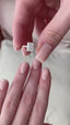 2.0 CT Radiant Cut Solitaire Style Moissanite Engagement Ring