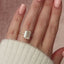 5.0 CT Radiant Hidden Halo & Pave Moissanite Engagement Ring