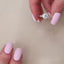 2.0 CT Round Cluster Style Moissanite Engagement Ring