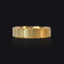 Classic Shield Textured Men's Wedding Band - crownmoissanite