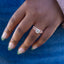 1.50 CT Round Moissanite Diamond Solitaire Engagement Ring - crownmoissanite