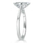 1.0 CT Marquise Shaped Moissanite Solitaire Engagement Ring - crownmoissanite