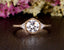 1.60 CT Round Cut Three Stone Moissanite Engagement Ring - crownmoissanite