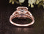 1.0 CT Emerald Cut Halo Moissanite Engagement Ring - crownmoissanite