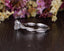 1.60 CT Round Cut Twisted Pave Setting Moissanite Engagement Ring - crownmoissanite