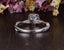 1.60 CT Round Cut Twisted Pave Setting Moissanite Engagement Ring - crownmoissanite