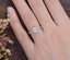 1.60 CT Round Cut Twisted Pave Setting Moissanite Engagement Ring - crownmoissanite