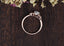 0.75 CT Pear Cluster Moissanite Engagement Ring - crownmoissanite