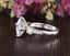 2.08 CT Princess Cut Three Stone Moissanite Engagement Ring - crownmoissanite