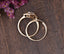 0.75 CT Round Moissanite Bridal Ring Set - crownmoissanite