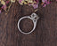 1.60 CT Round Cut Solitaire Pave Setting Moissanite Engagement Ring - crownmoissanite