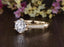 1.60 CT Round Cut Solitaire Pave Setting Moissanite Engagement Ring - crownmoissanite