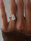 1.0- 2.50 CT Pear Shaped Moissanite Bypass Style Engagement Ring