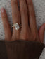 1.0 - 2.5 CT Pear Shaped Moissanite Solitaire Bridal Set